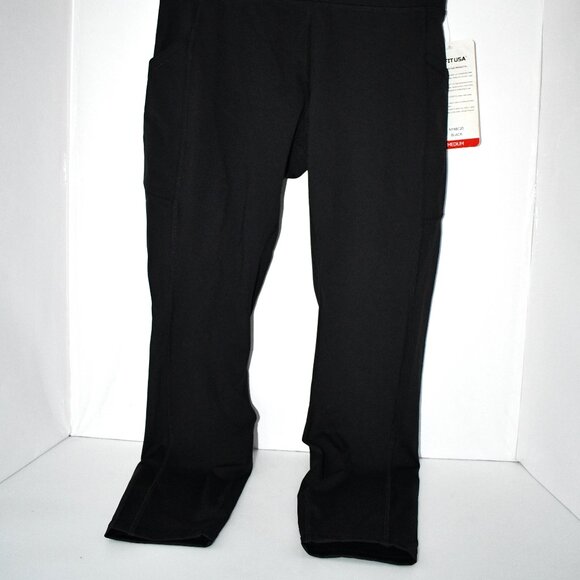 Fit USA Leggings 25” in Black Size: MEDIUM #NY88C25 NWT Details: Nylon/Lycra - Picture 2 of 5